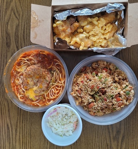 샤이바나 딜리버리 메뉴들