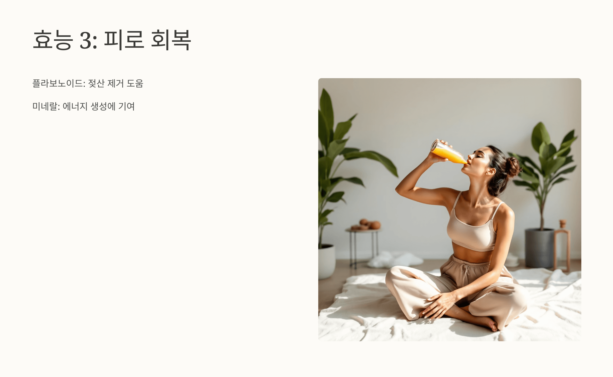 칡즙 사진입니다.