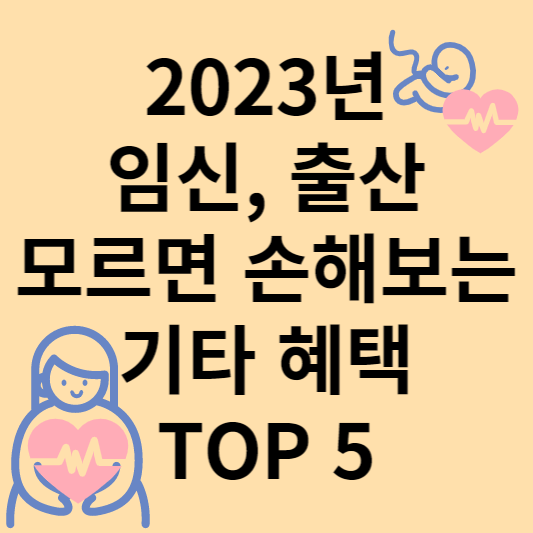 임산부 혜택