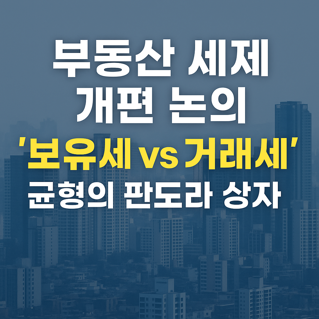 부동산세제개편논의
