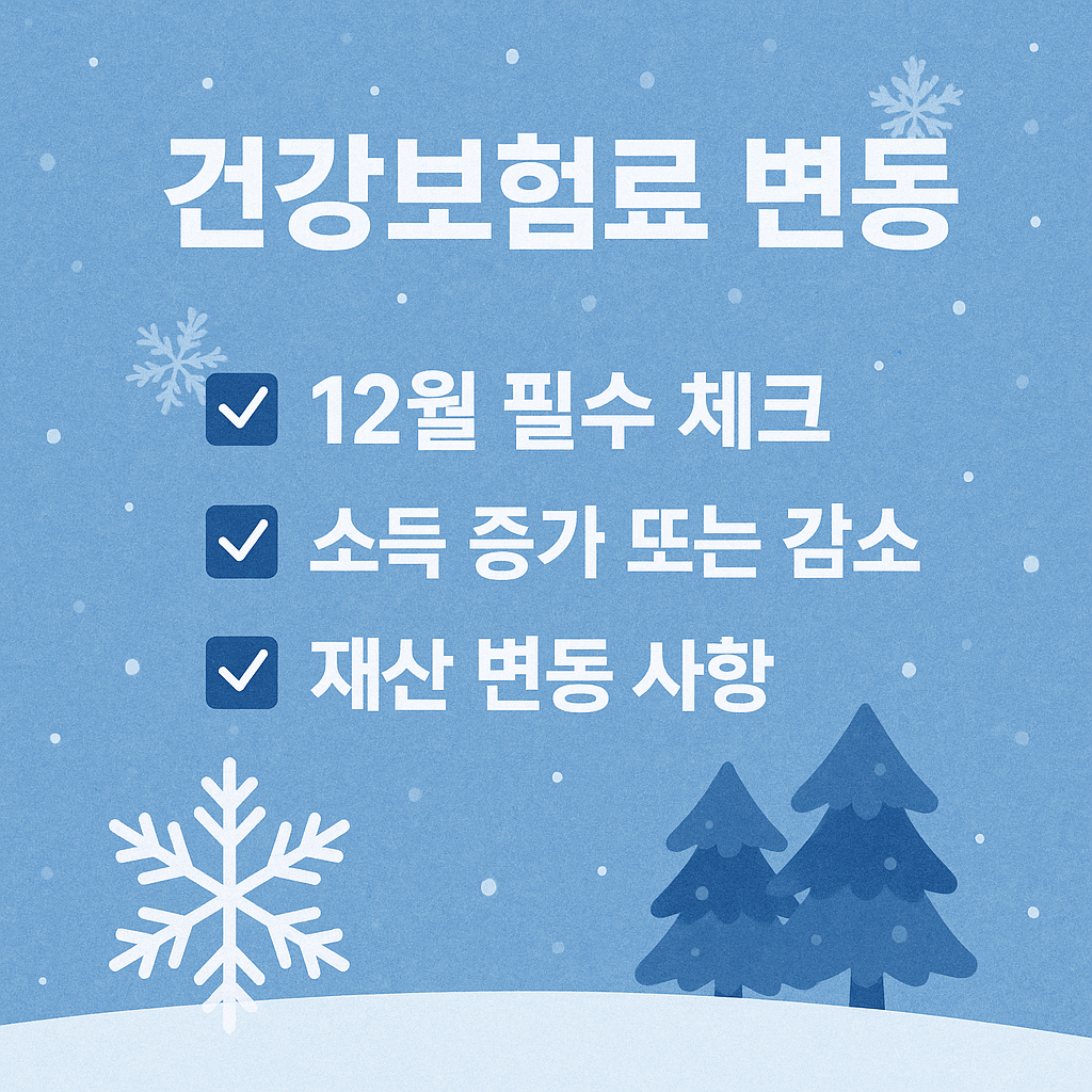 건강보험료 변동