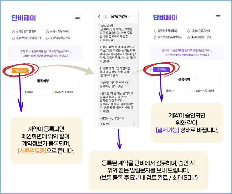 단비페이-이용법