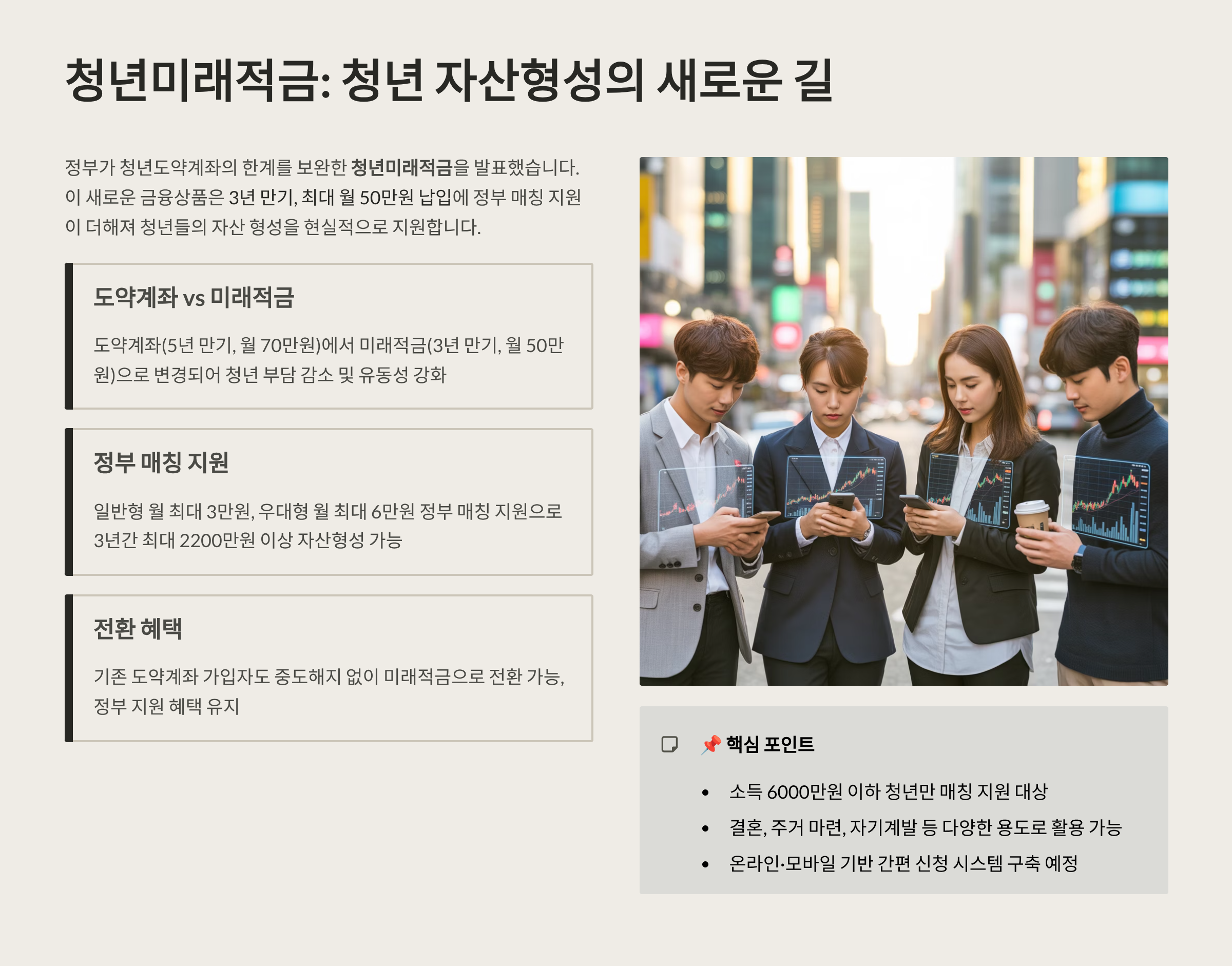 청년도약계좌 청년미래적금 관련