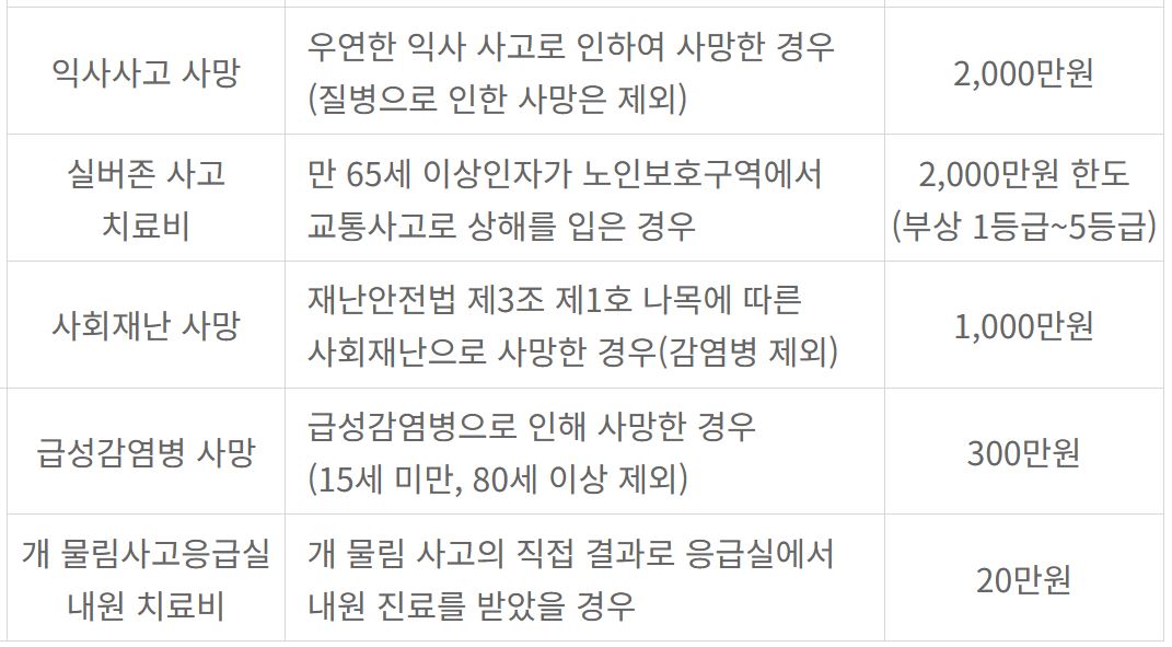 장성군 군민안전보험