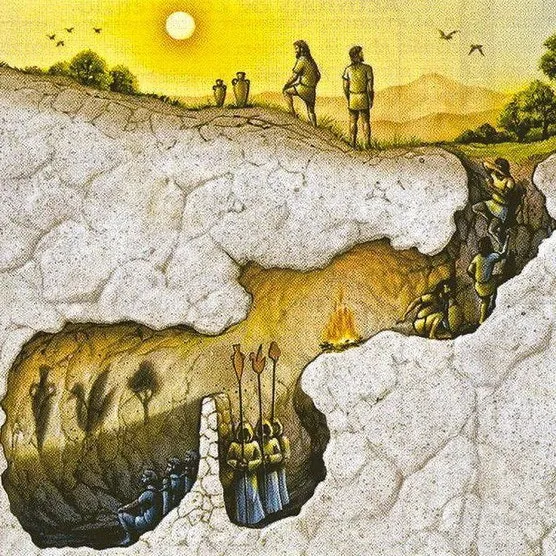 플라톤의 동굴 진실 깨달음 5단계 인식론적 전개_3