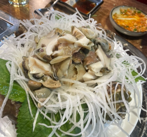 간이횟집 소라찜