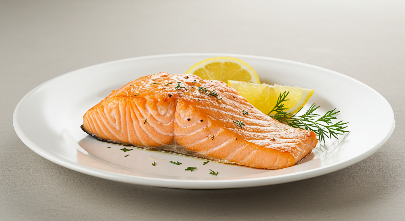 점심엔 연어 스테이크 (Salmon Steak)