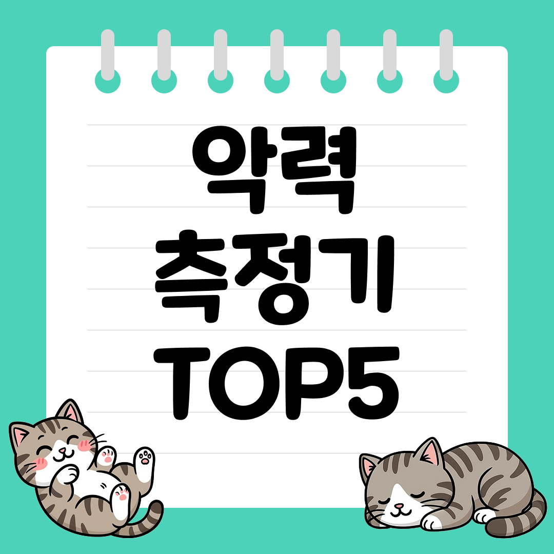 헬스 기록 측정용 악력 측정기 추천 순위 TOP5