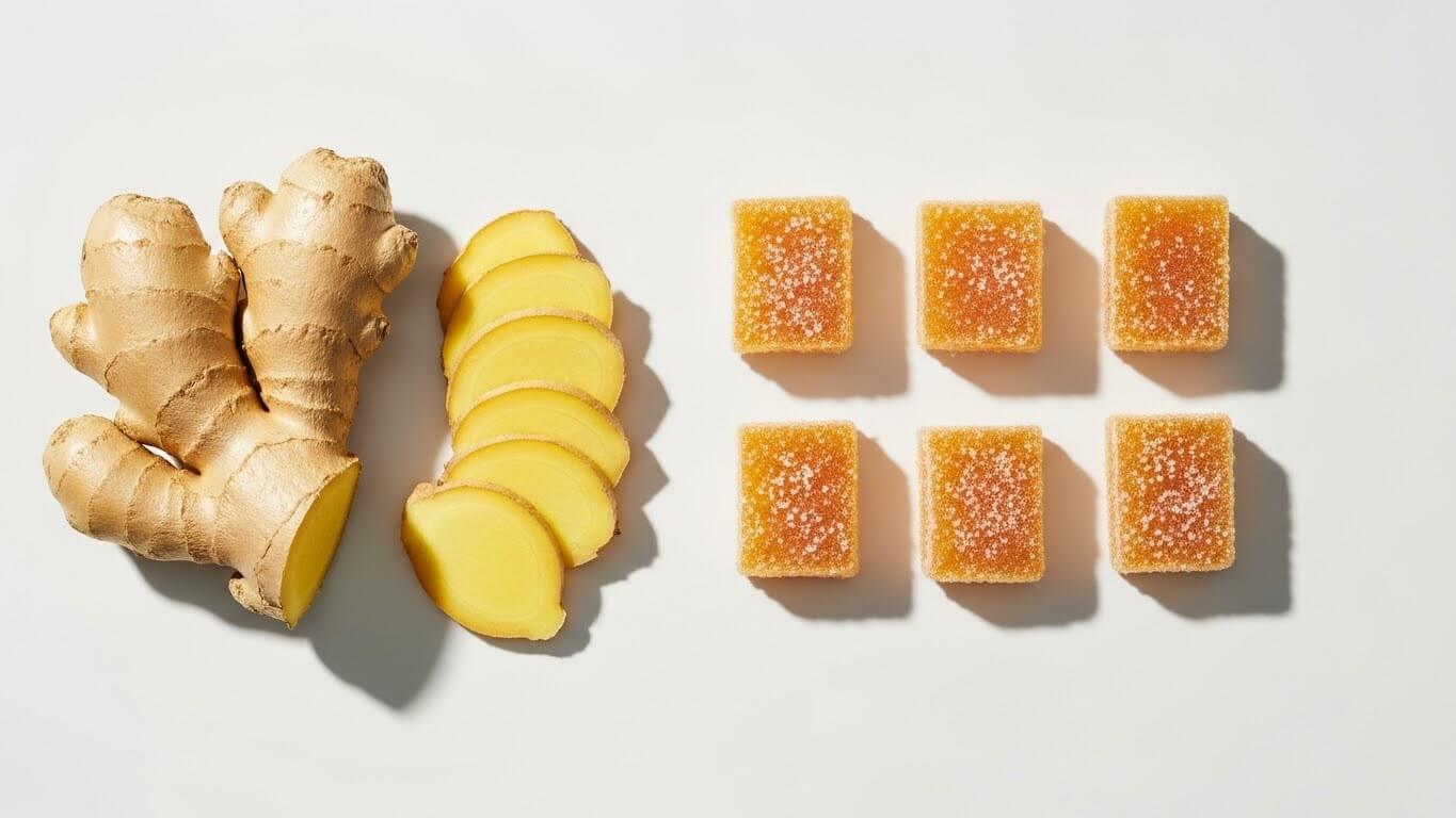 요즘 뜨는 생강 사탕 (간편한 건강 간식!)