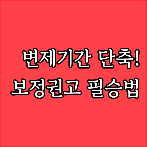 개인회생 변제 기간 단축을 위한 법원..