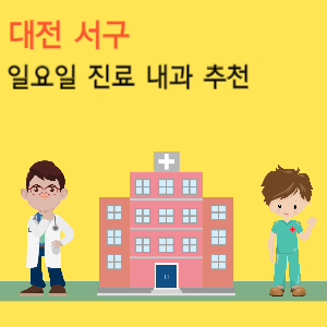 대전 서구 일요일 진료 내과 추천