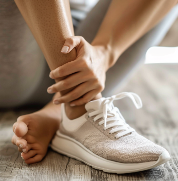 발목 접질렀을때