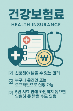 몰라서 못 받는 건강보험료 환급금, 지금 확인하세요!