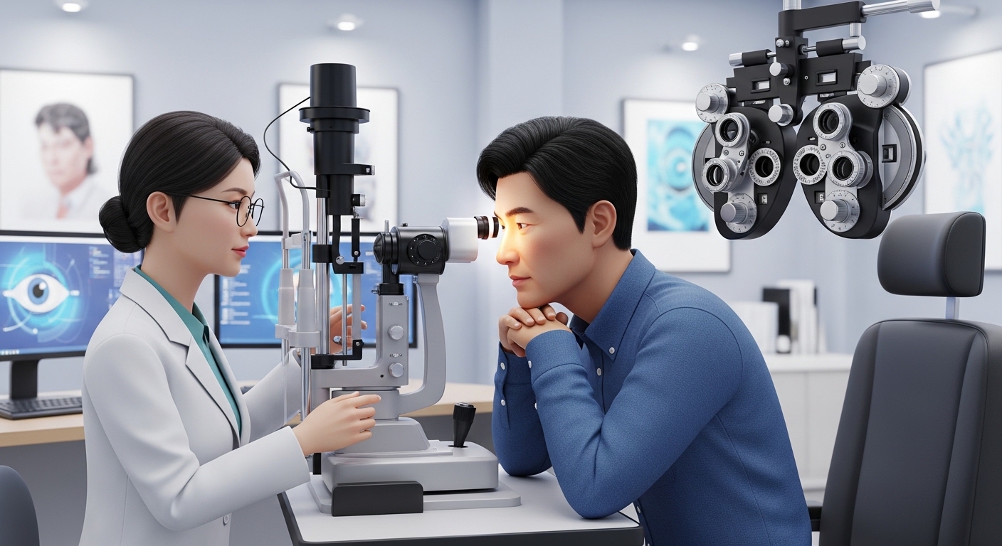 당뇨망막병증,시력저하