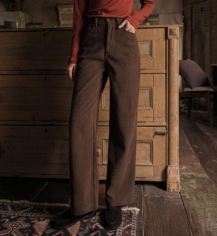 저스트원 최강따듯 밍크안감 골덴팬츠 숏 기본 롱 DA29002