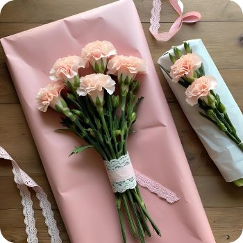 카네이션 꽃다발 만들기 아이와 함께 만들어 