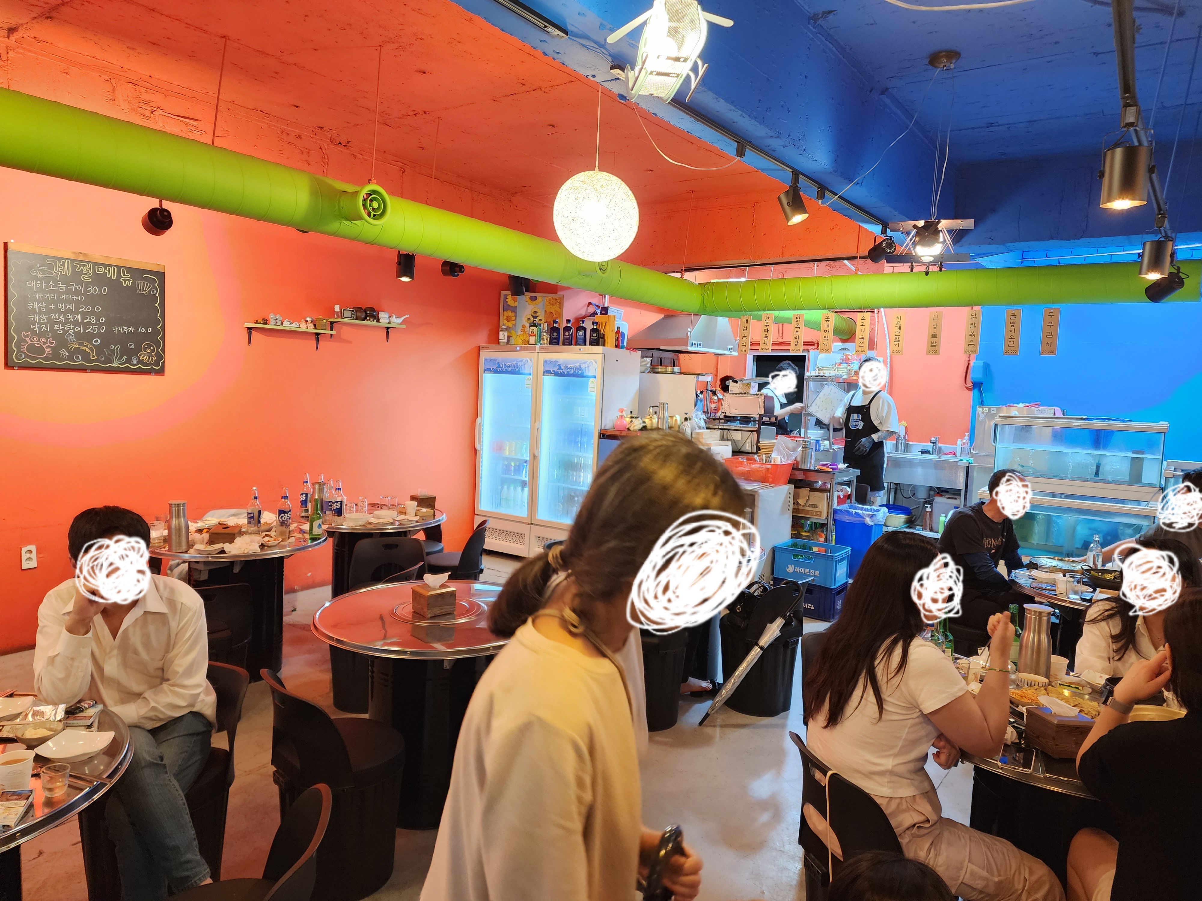 나화정동 포차 내부모습