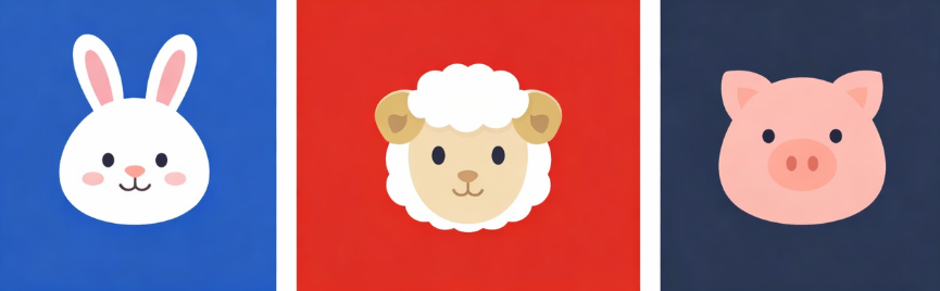 2026년 삼재띠 별 상세 운세 — 돼지띠🐖, 토끼띠🐰, 양띠🐑 - 주의사항 및 극복 포인트