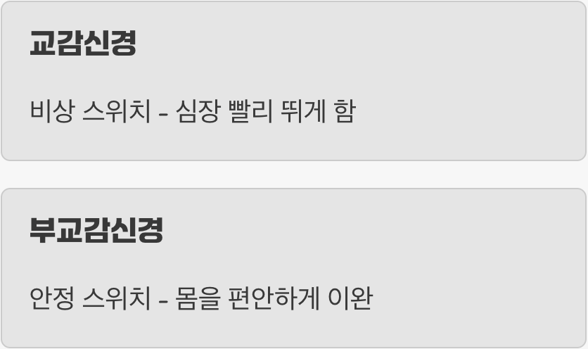 과학적 효과 1: 우리 몸의 &amp;#39;비상 스위치&amp;#39;를 끄다