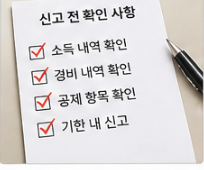 세금 신고 시 주의사항