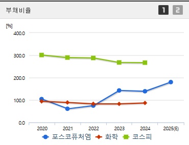 포스코퓨처엠 주가 부채비율 (0514)