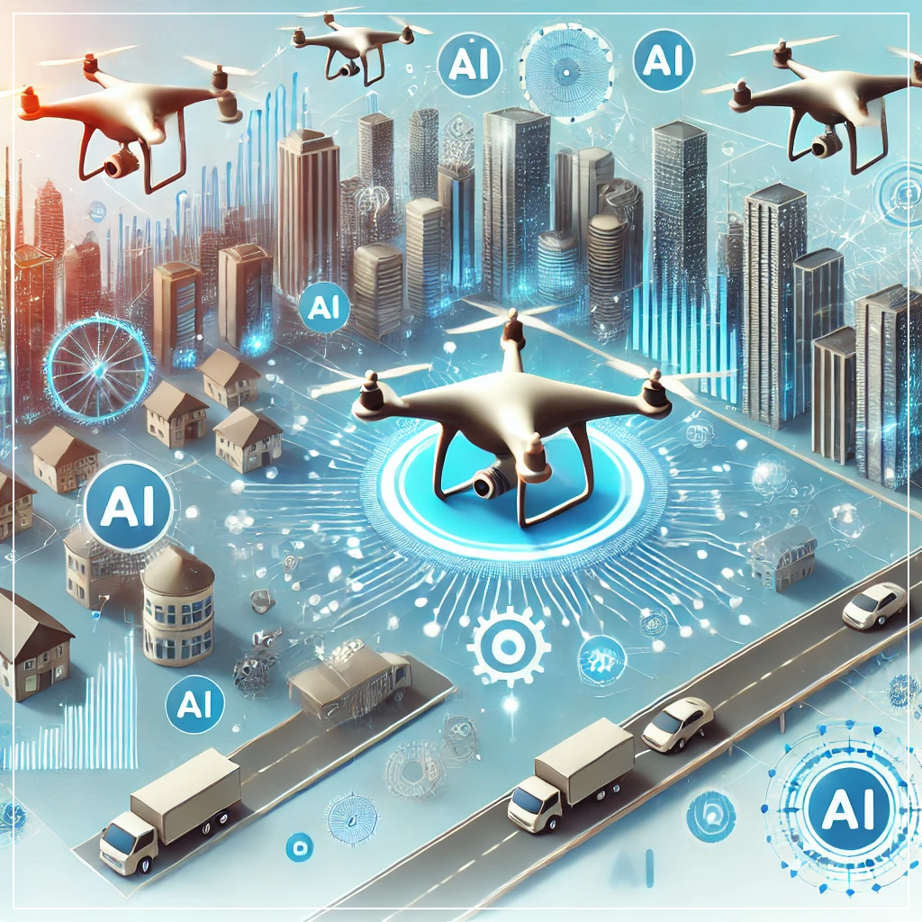 AI 기반 드론 분석을 나타낸 이미지