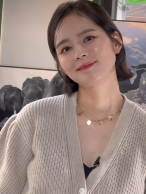 한가인 목걸이 디올