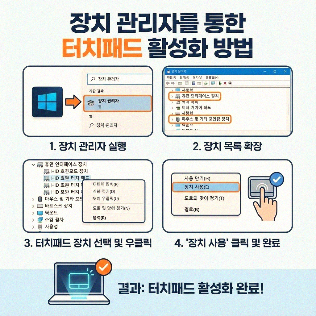 노트북 터치패드 먹통 됐을 때 키보드 단축키로 해결하기