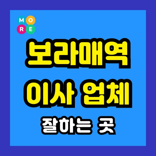 보라매역 이사짐센터 잘하는 List 3곳 추천 ❘ 포장, 반포장 이삿짐센터