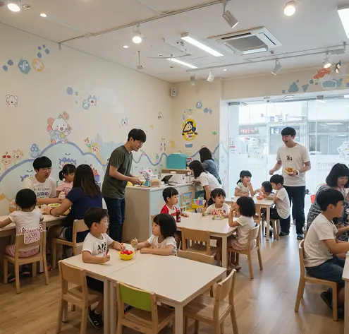 민생지원금으로 아이와 함께 키즈카페