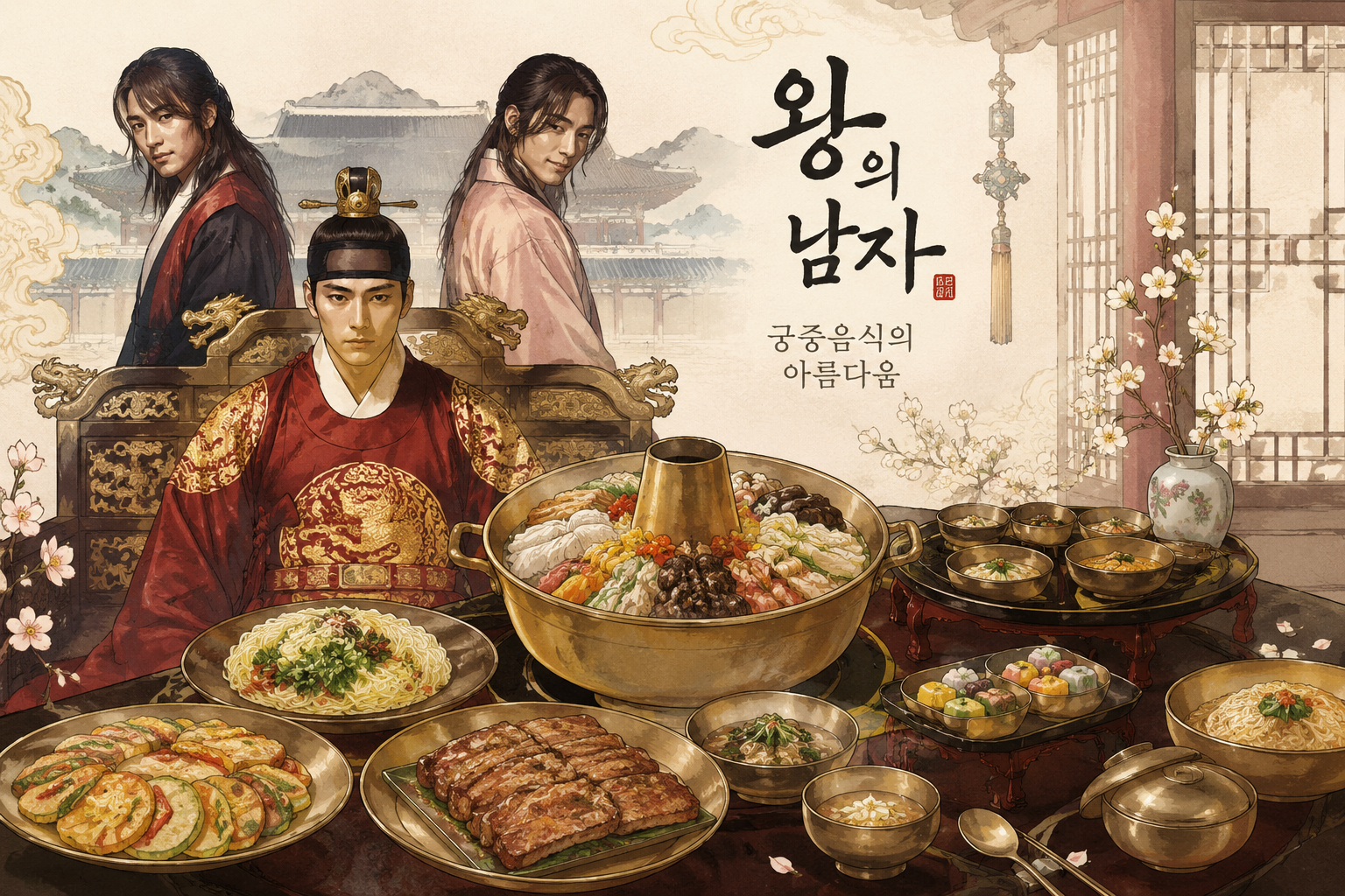 왕의 남자 속 궁중음식