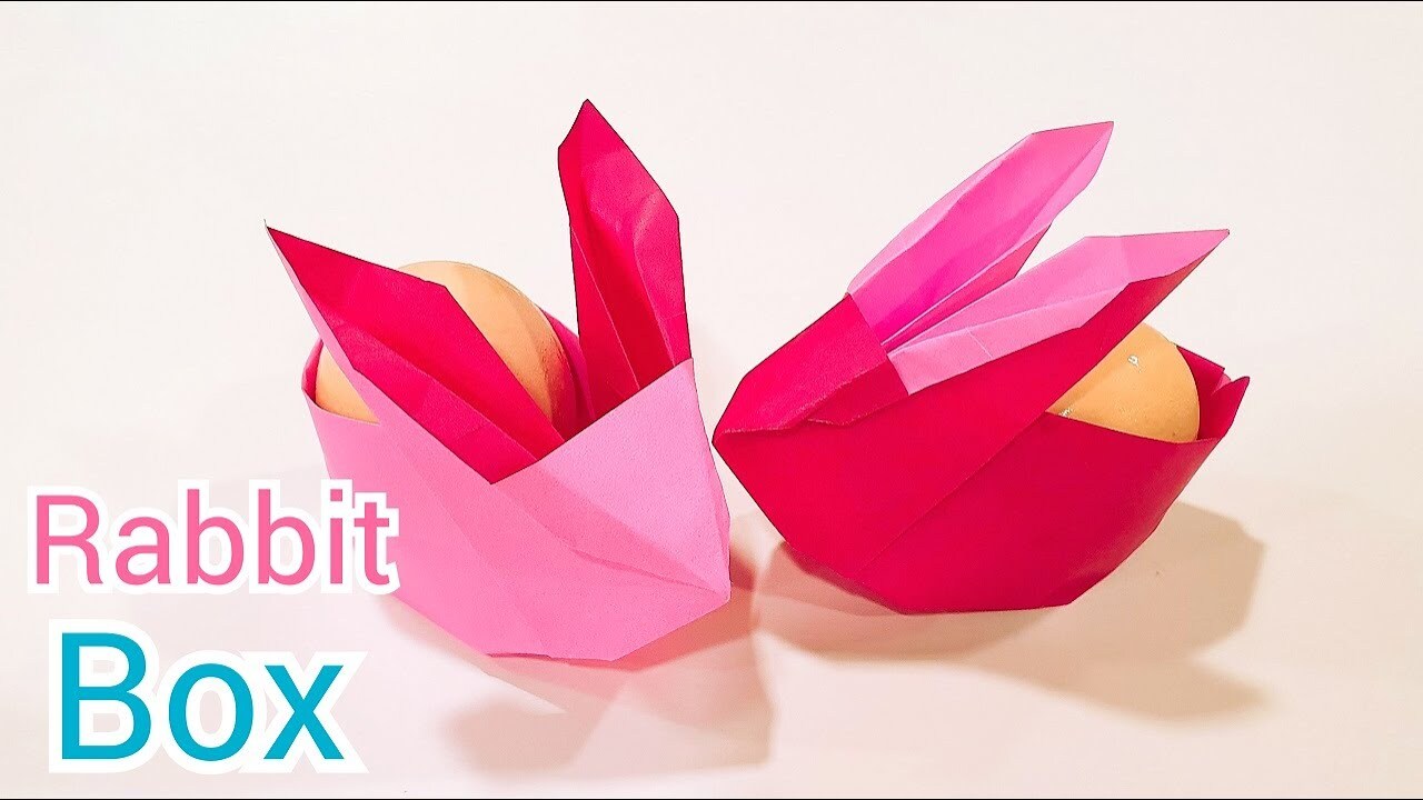 귀여운 토끼 모양 바구니 상자