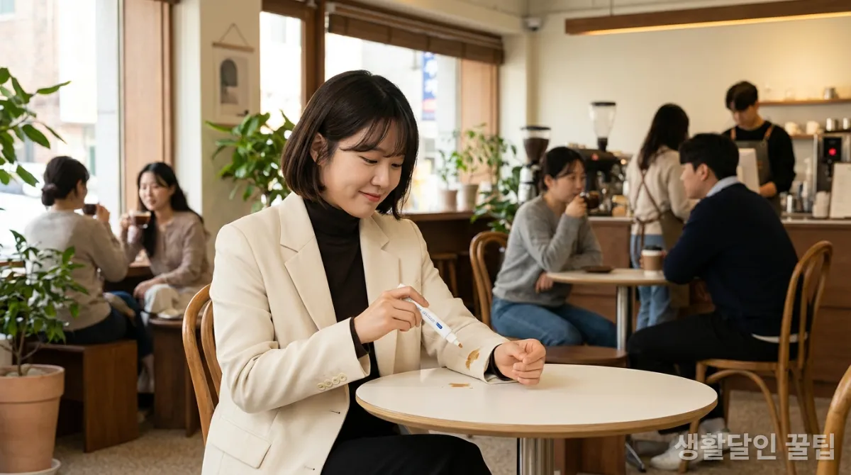 얼룩 예방을 위한 옷 관리 습관