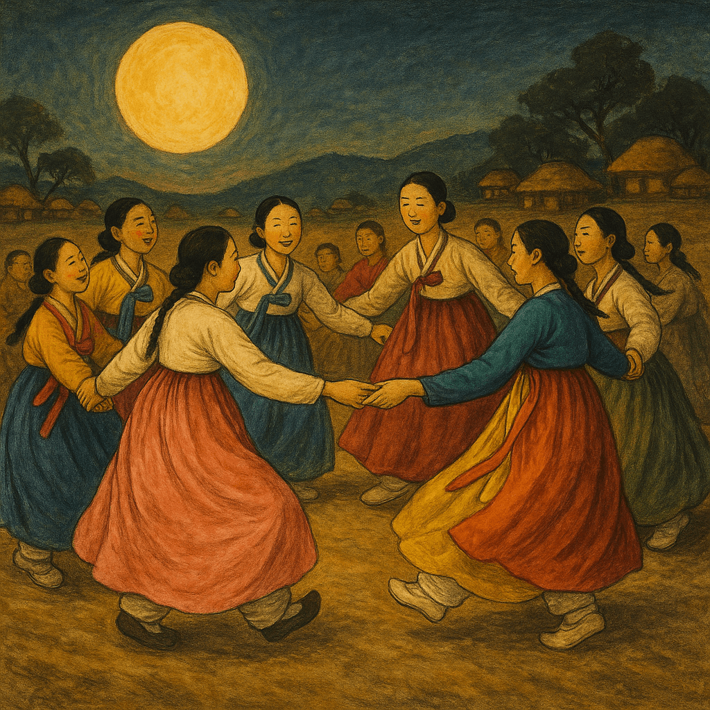 추석 강강술래 – 보름달 아래서 이어지던 마을의 춤 한마당