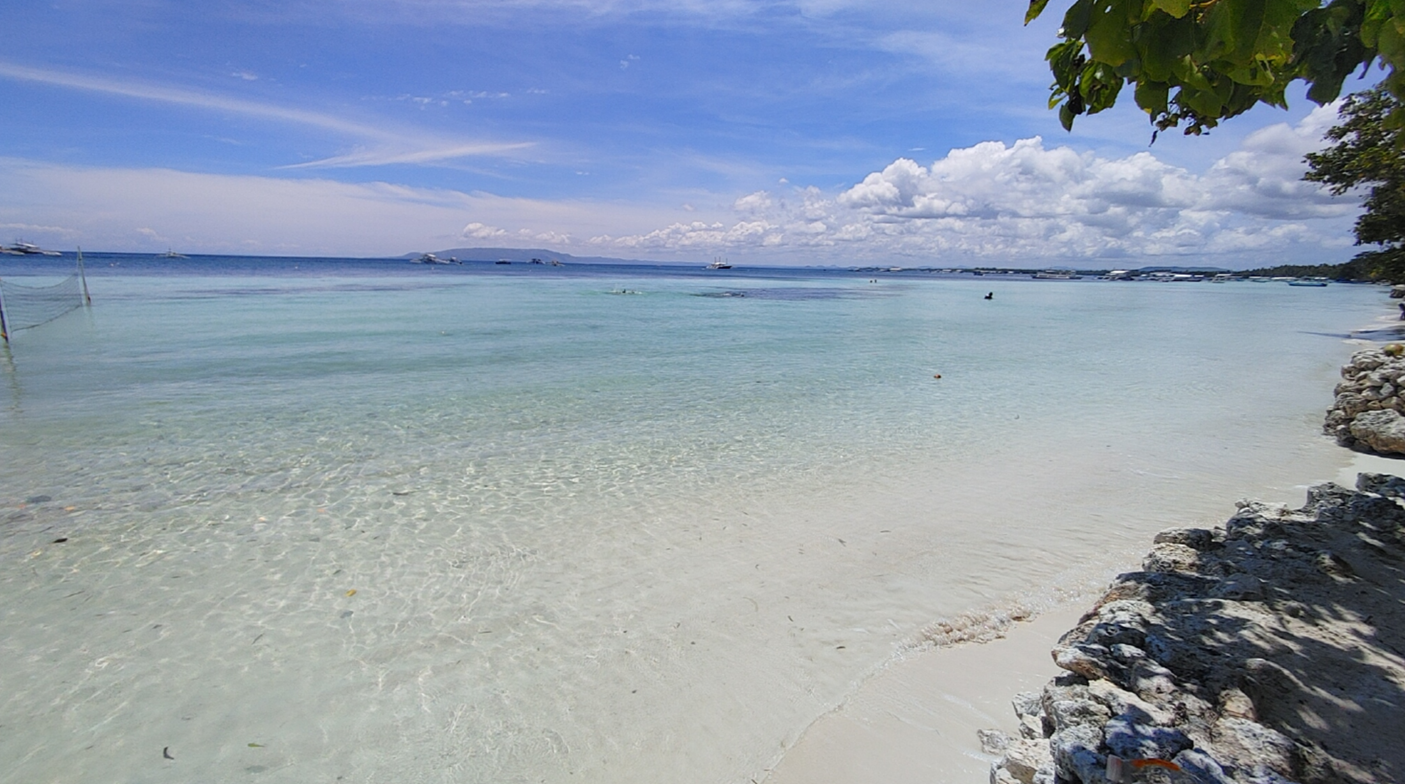 돌호 비치 만조 시 모습