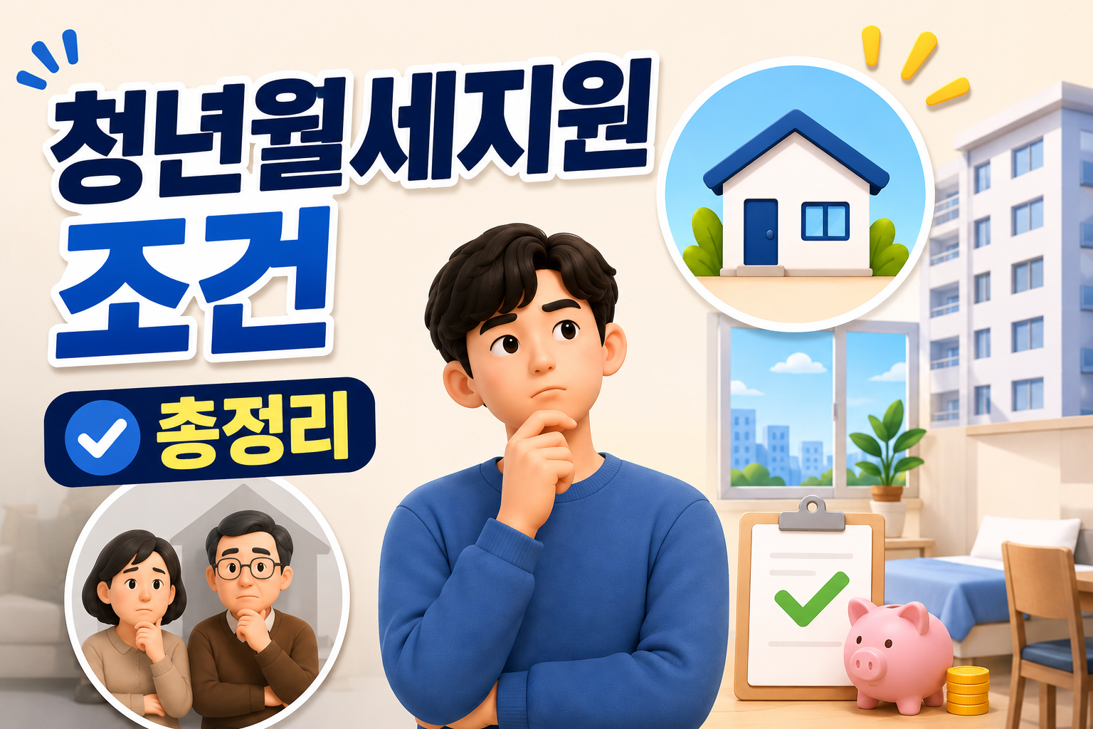 청년월세지원 조건 총정리｜부모와 따로 살아야 받을 수 있을까? 관련 사진