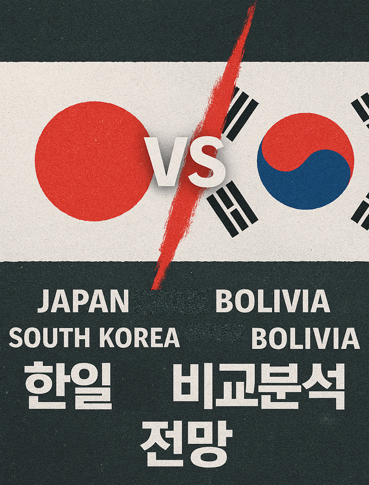 오늘 일본-볼리비아 축구 평가전 결과 분석, 한국-볼리비아전 비교, 한국축구 전망