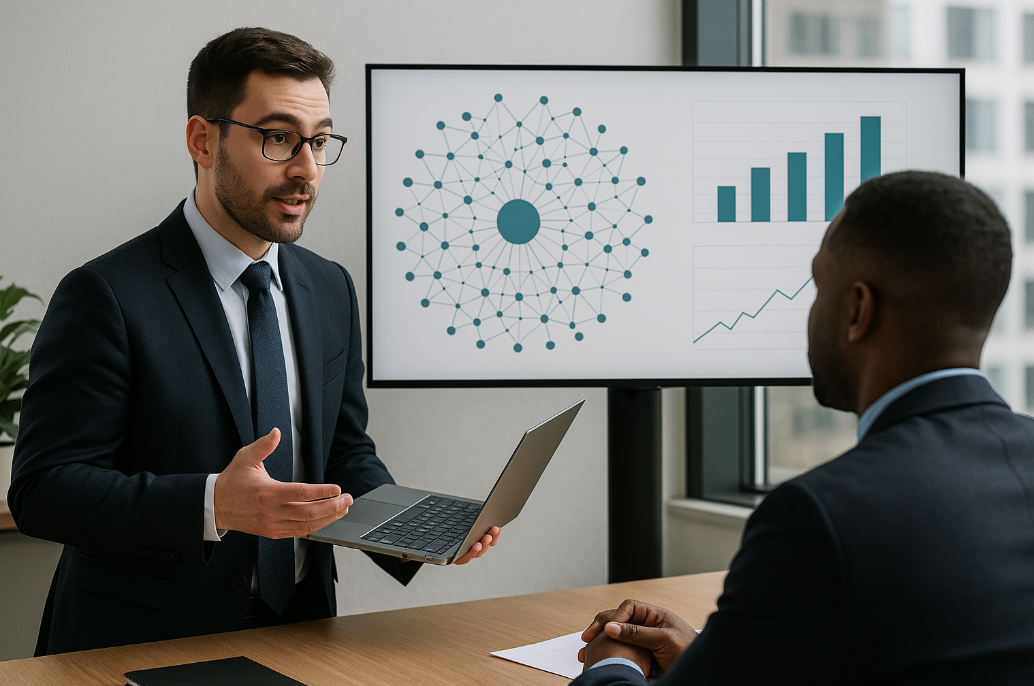 네트워킹 데이터 분석 서비스로 기업 대상 컨설팅 사업