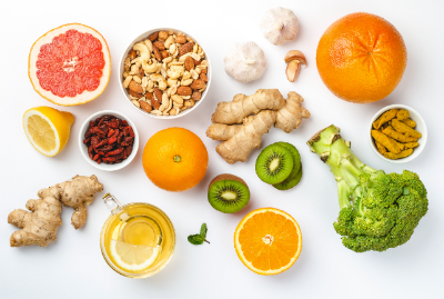 면역력을 높이는 음식&middot;음료수와 유의하고 싶은 생활 습관