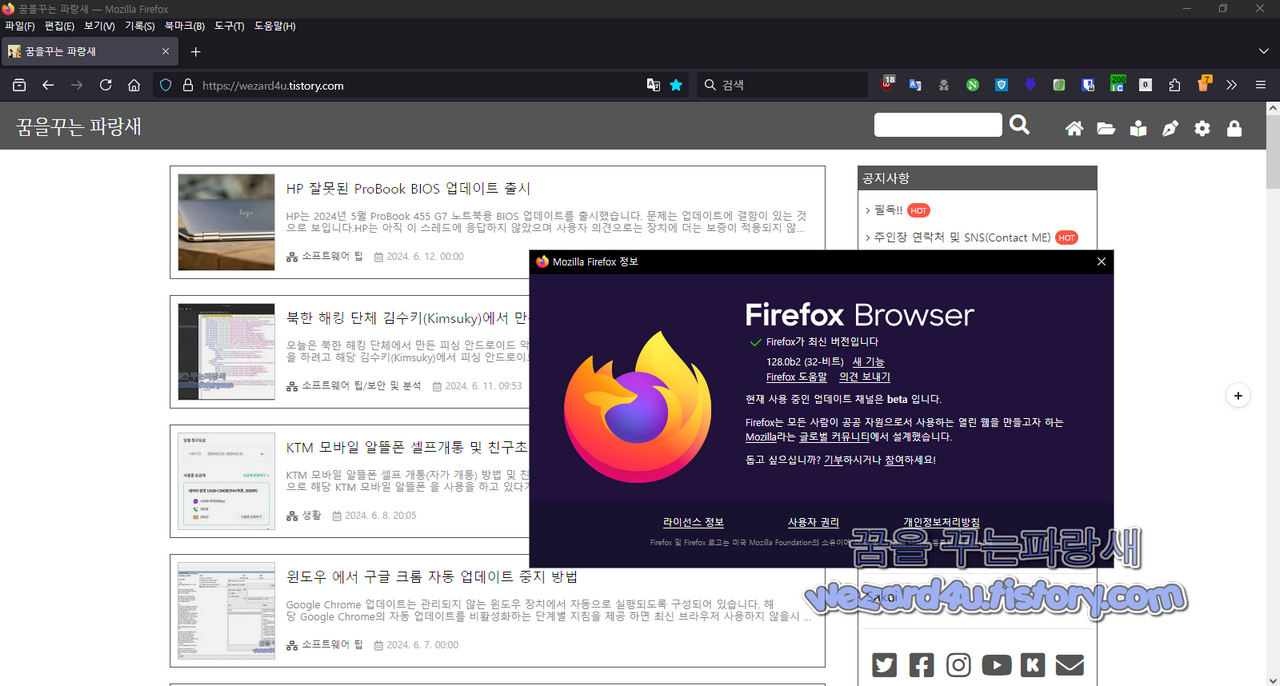 파이어폭스 128.0b2
