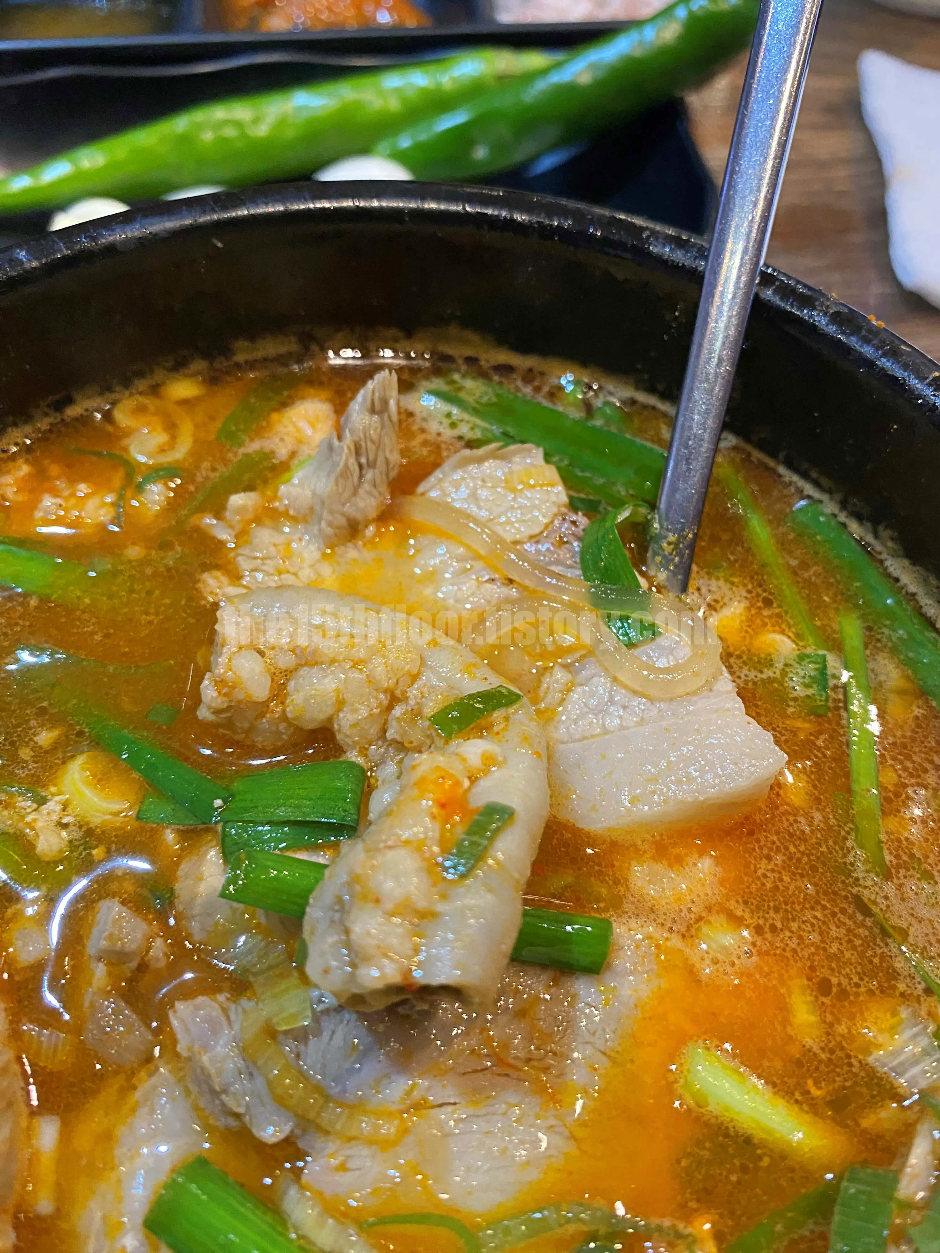 부산 &amp;#39;해담소곱창순대국&amp;#39; (주문한 음식)