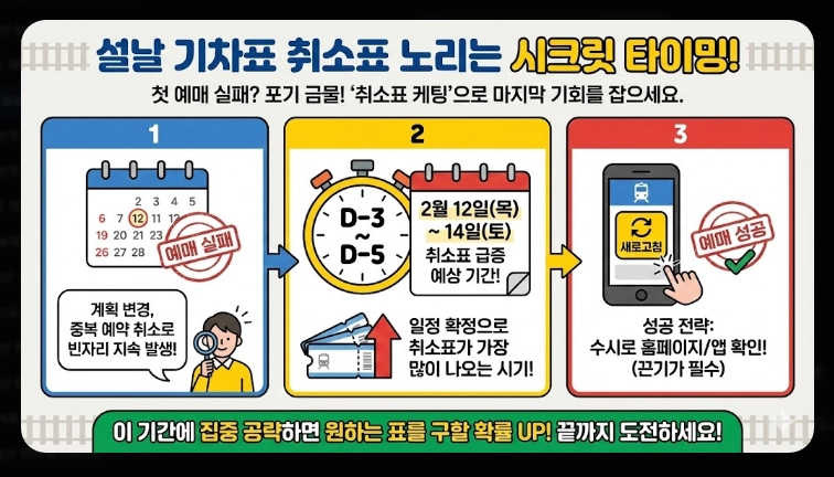 2026 설날 기차표 예매 일정