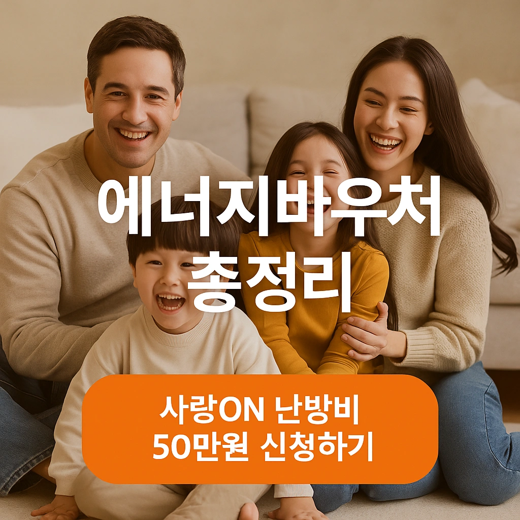 에너지바우처 신청방법 및 지원대상, 사용방법, 사용기간