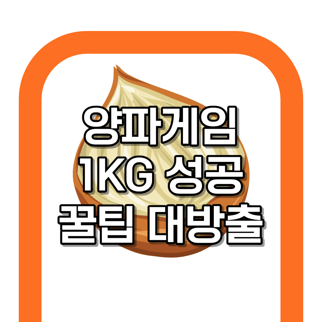 올웨이즈 양파 1kg 받기 성공!