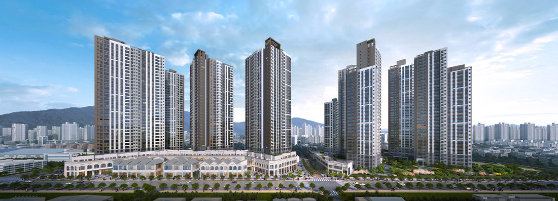 인천 계양 제일풍경채 조감도