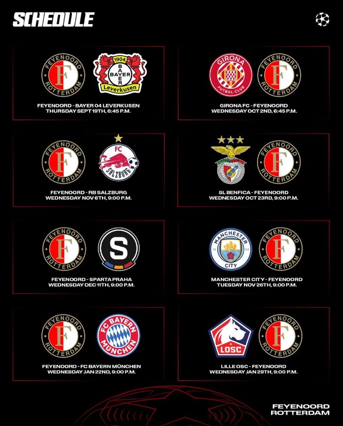 페예노르트 매치업