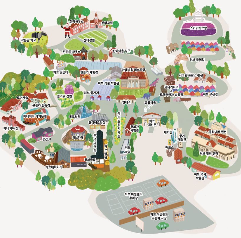 포천 허브아일랜드 불빛동화축제 여행 정보 (2024)