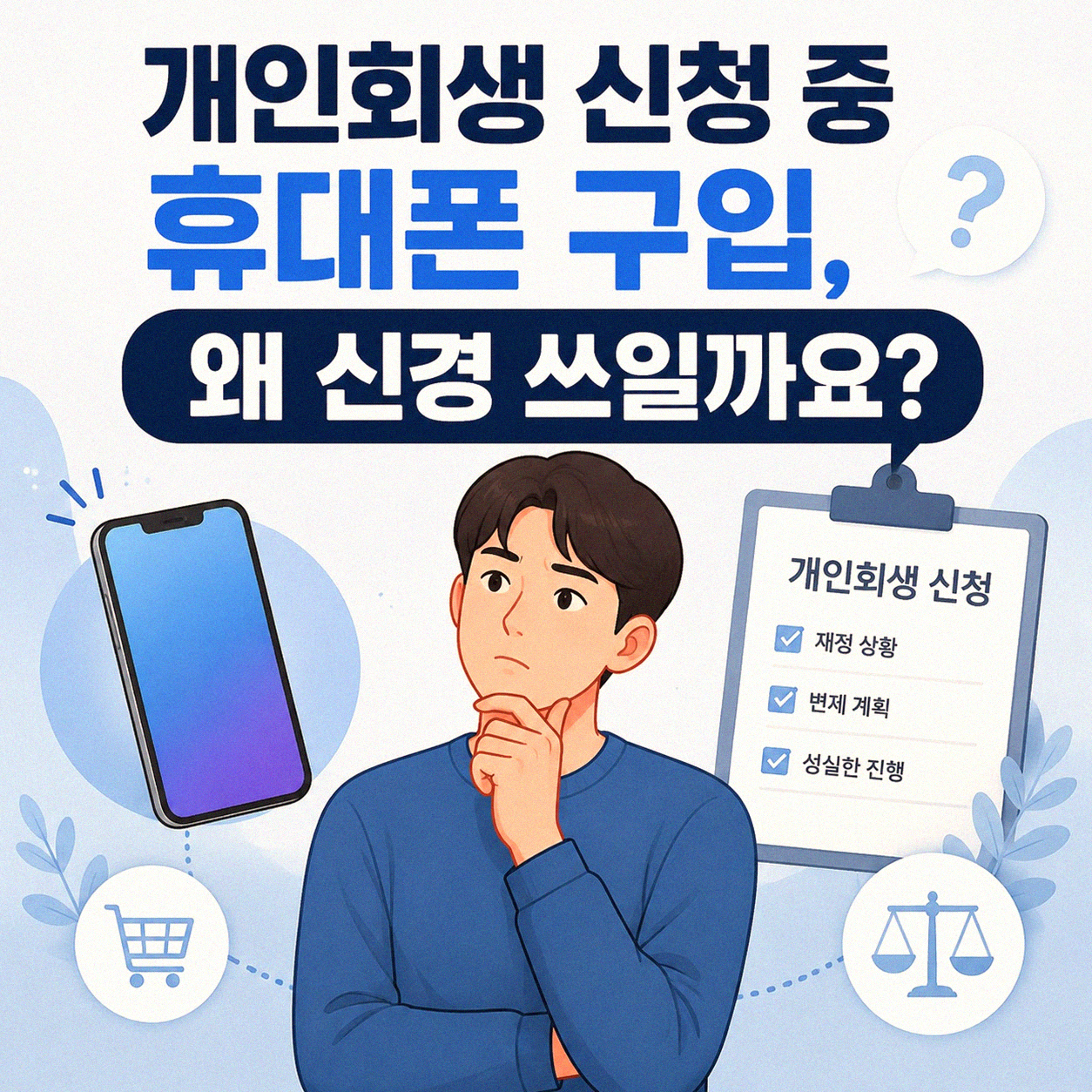 개인회생 신청 중인데 휴대폰 새로 사도 괜찮을까
