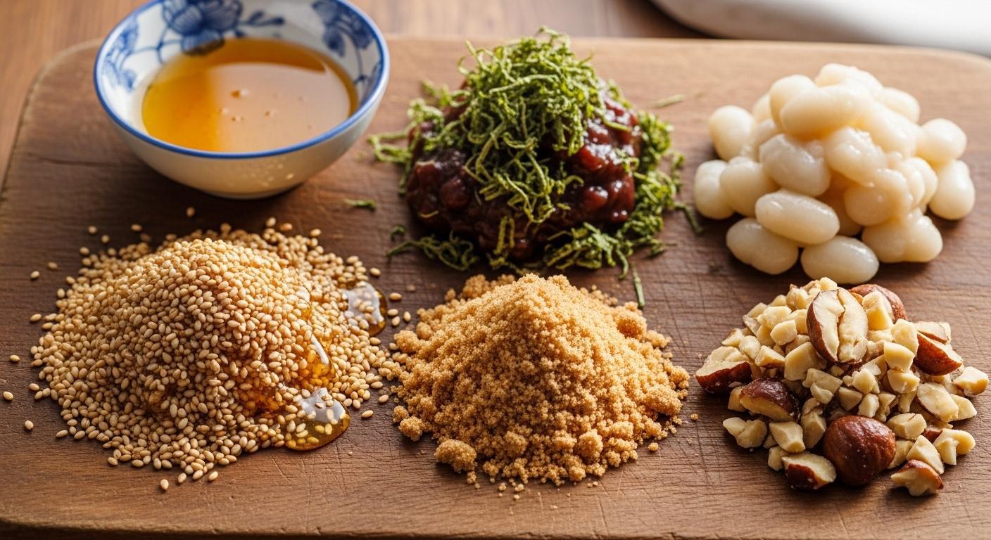 송편 속 만들기