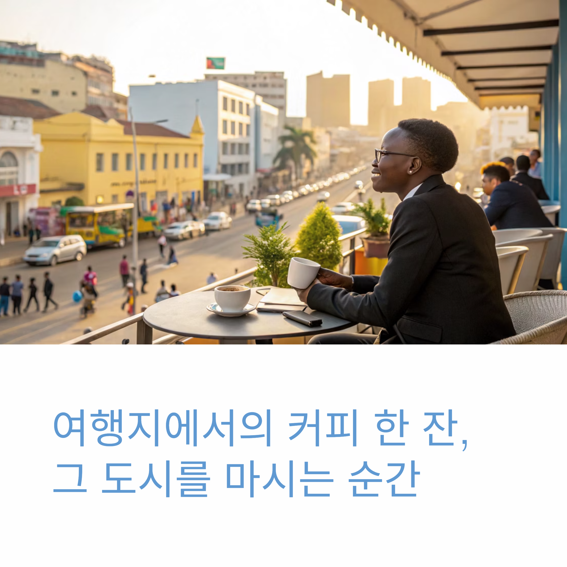 커피 한 잔 들고 떠나는 여행 감성은 배가된다